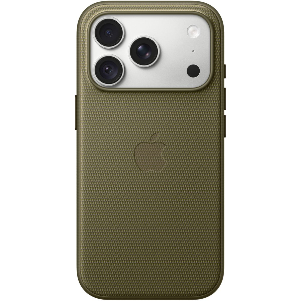 Coque iPhone 18 Pro TechWoven Olive Magsafe couleur unique, APPLE