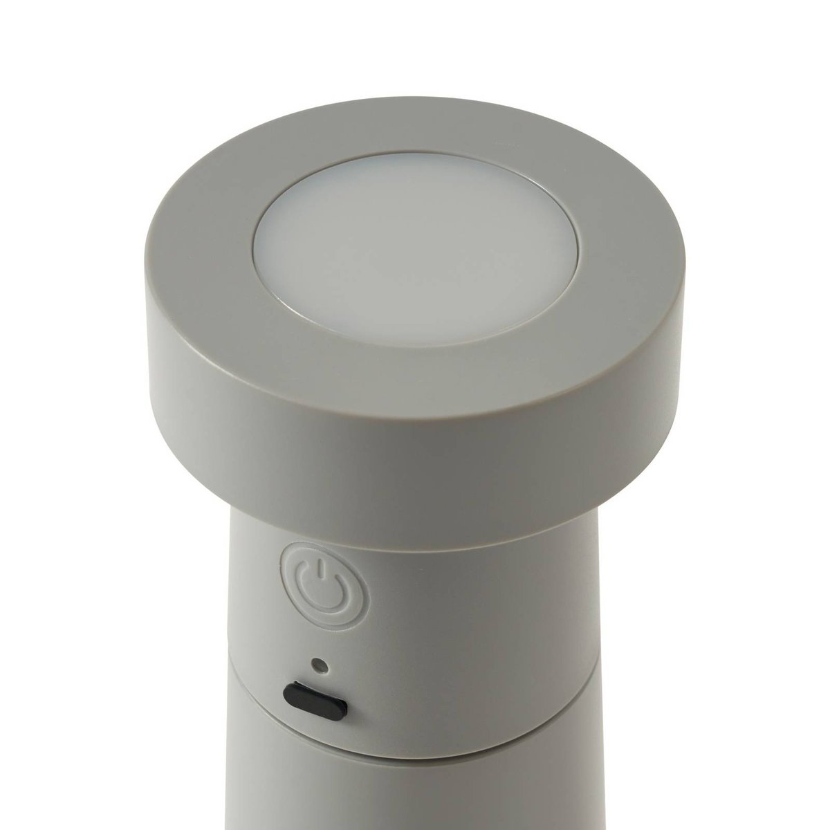 Lampe à poser moderneLED, Salt gris clair, LUCANDE