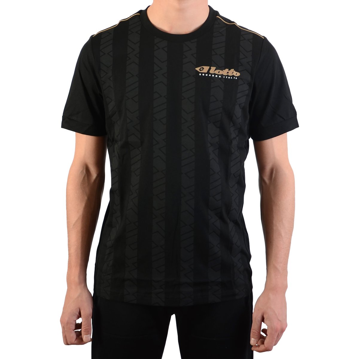 Tee Shirt Athltetica Classic Iv noir, LOTTO