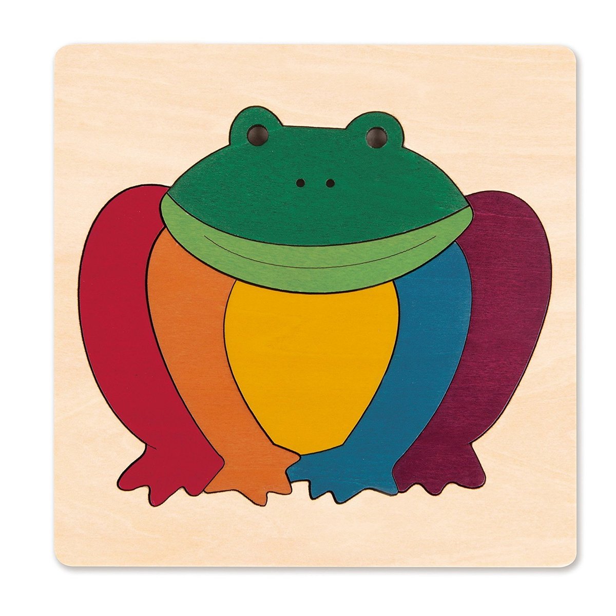 Puzzle Grenouille arc-en-ciel vert, HAPE TOYS