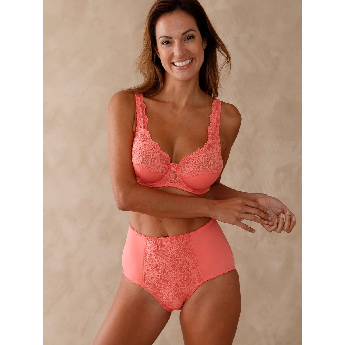 Soutien-gorge avec armatures, lot de 2 rose + blanc, DAXON