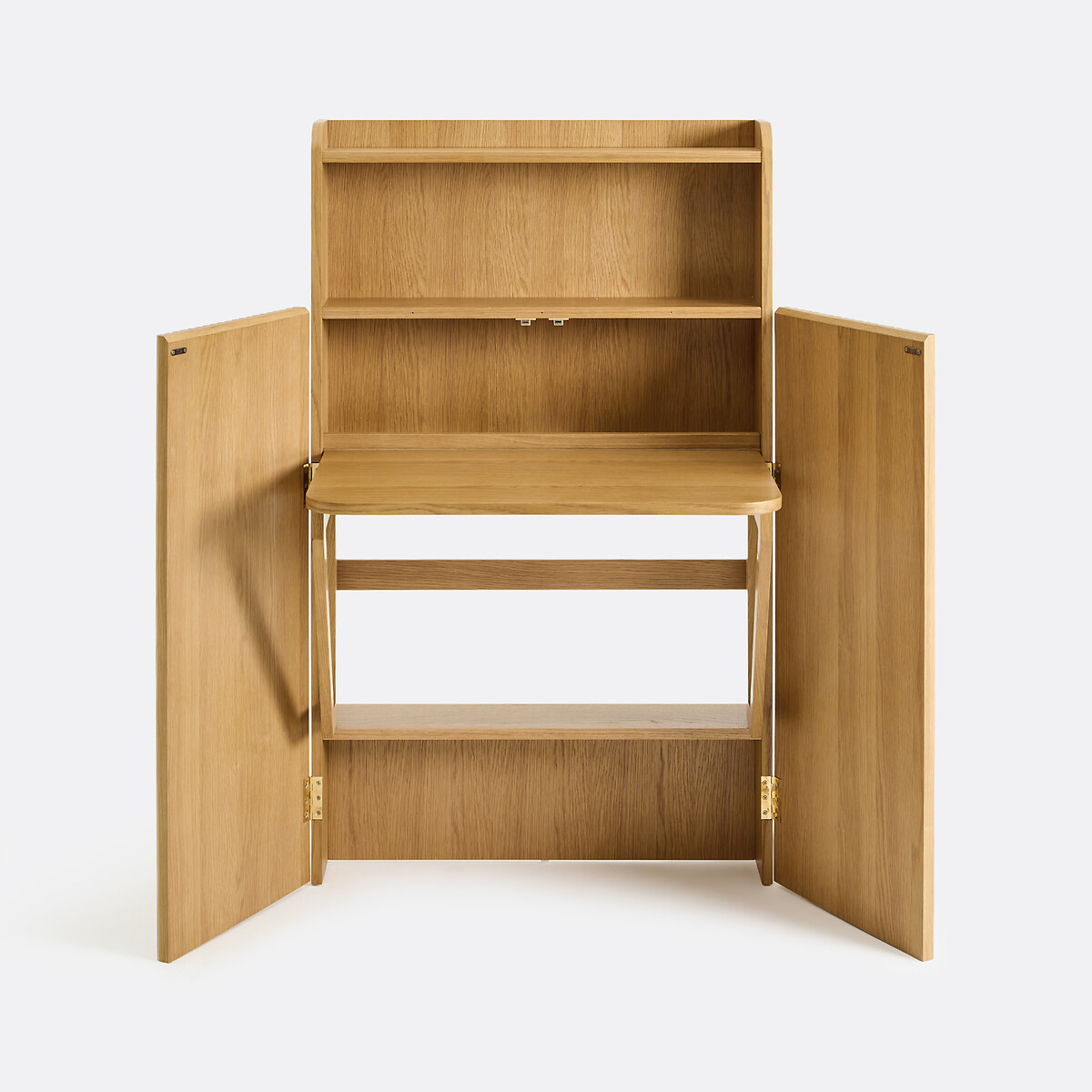 Bureau étagère, Maoro plaqué chêne, LA REDOUTE INTERIEURS