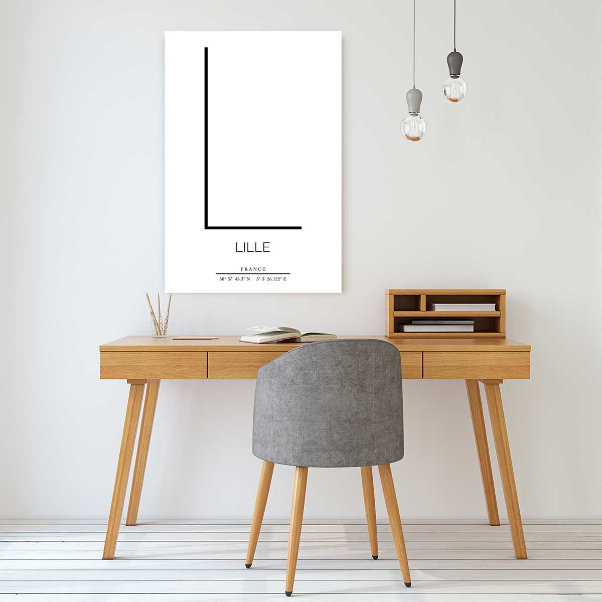 Tableau Lille tableau alu dibond, HEXOA