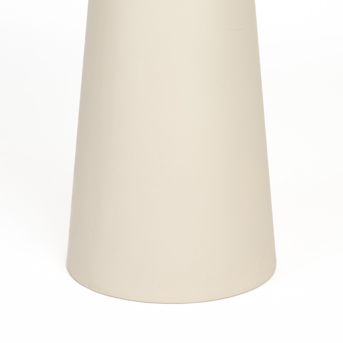 Table d'appoint ronde effet travertin  40cm H52cm- JOYA beige, DRAWER