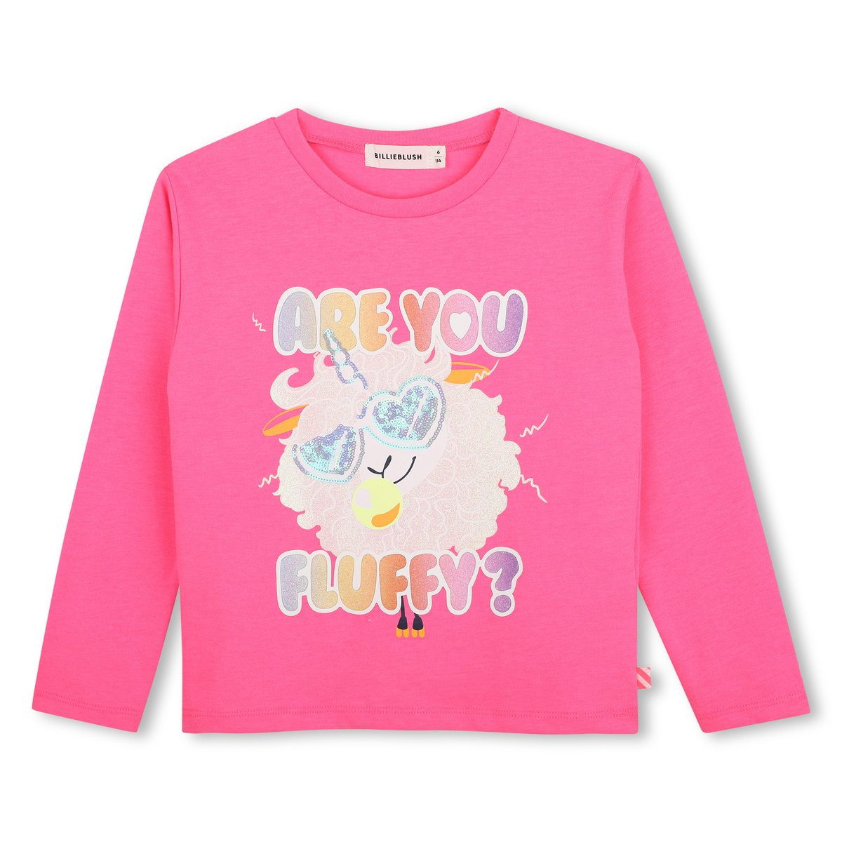 Tee-shirt manches longues storm pink, BILLIEBLUSH