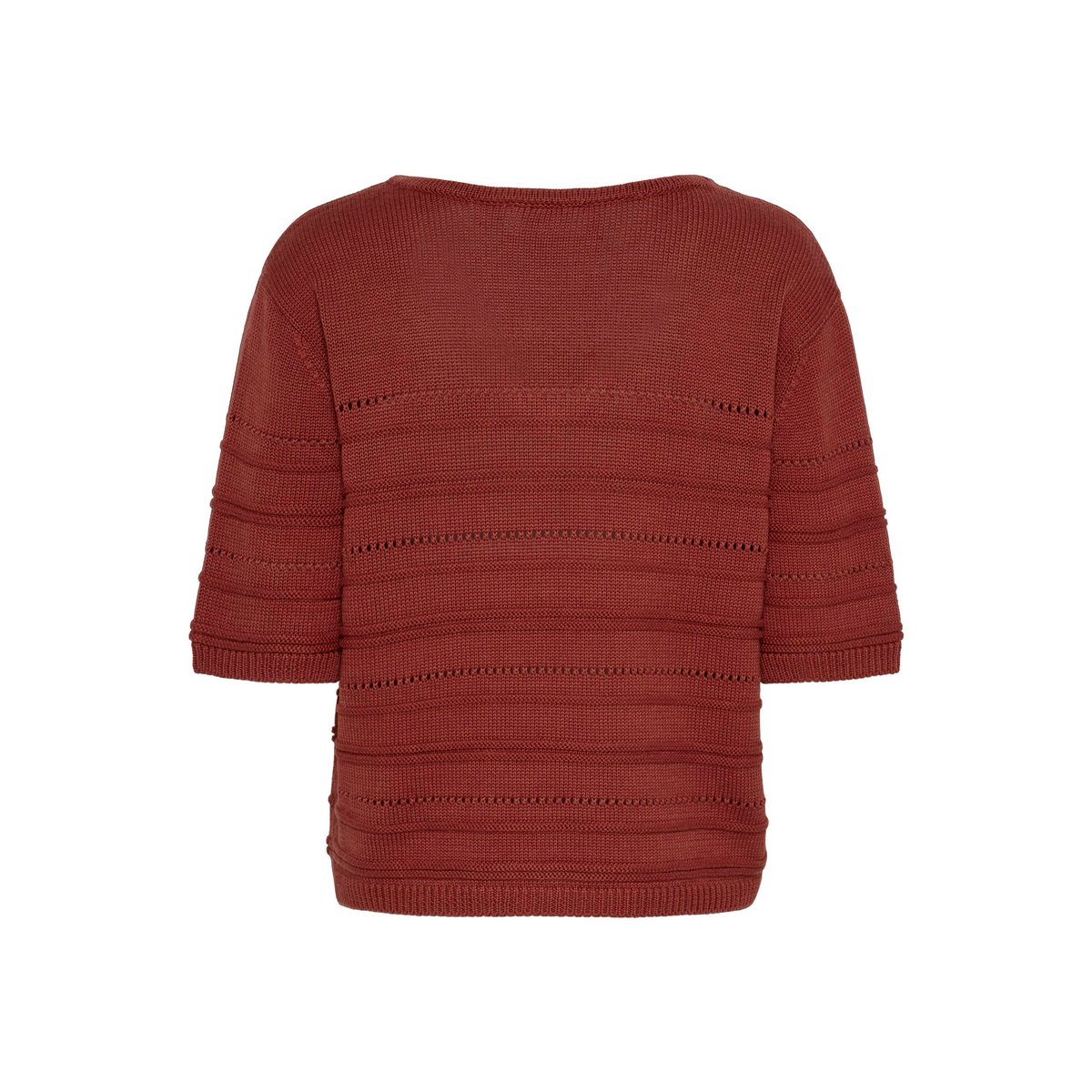 Pullover tricoté marron henna, KAFFE