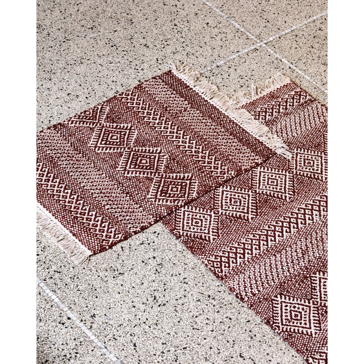 Tapis en jute et coton Ethnic 90x60 cm marron, naturel, HOUSE DOCTOR