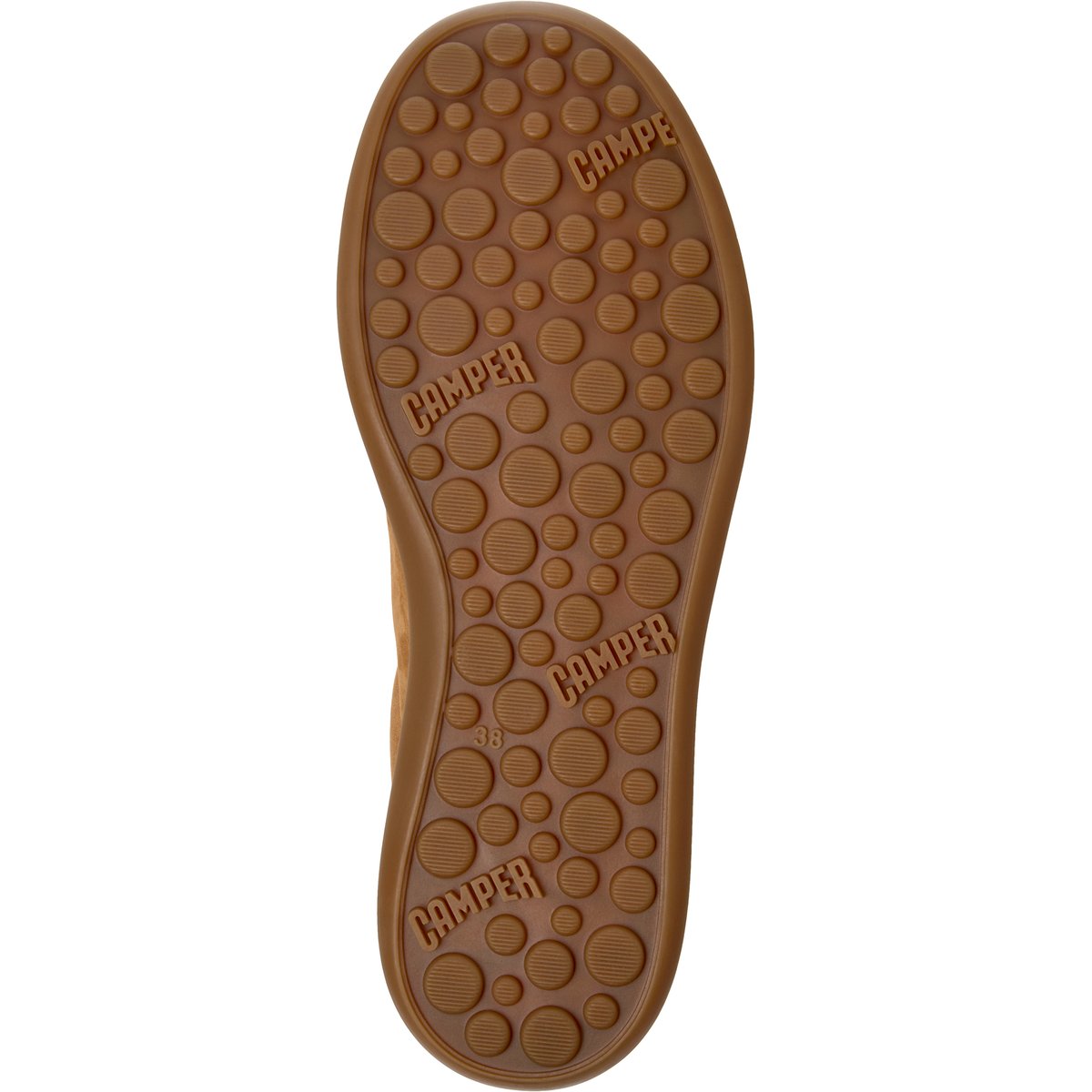 Baskets Pelotas Soller Nubuck Leather brun moyen 006, CAMPER