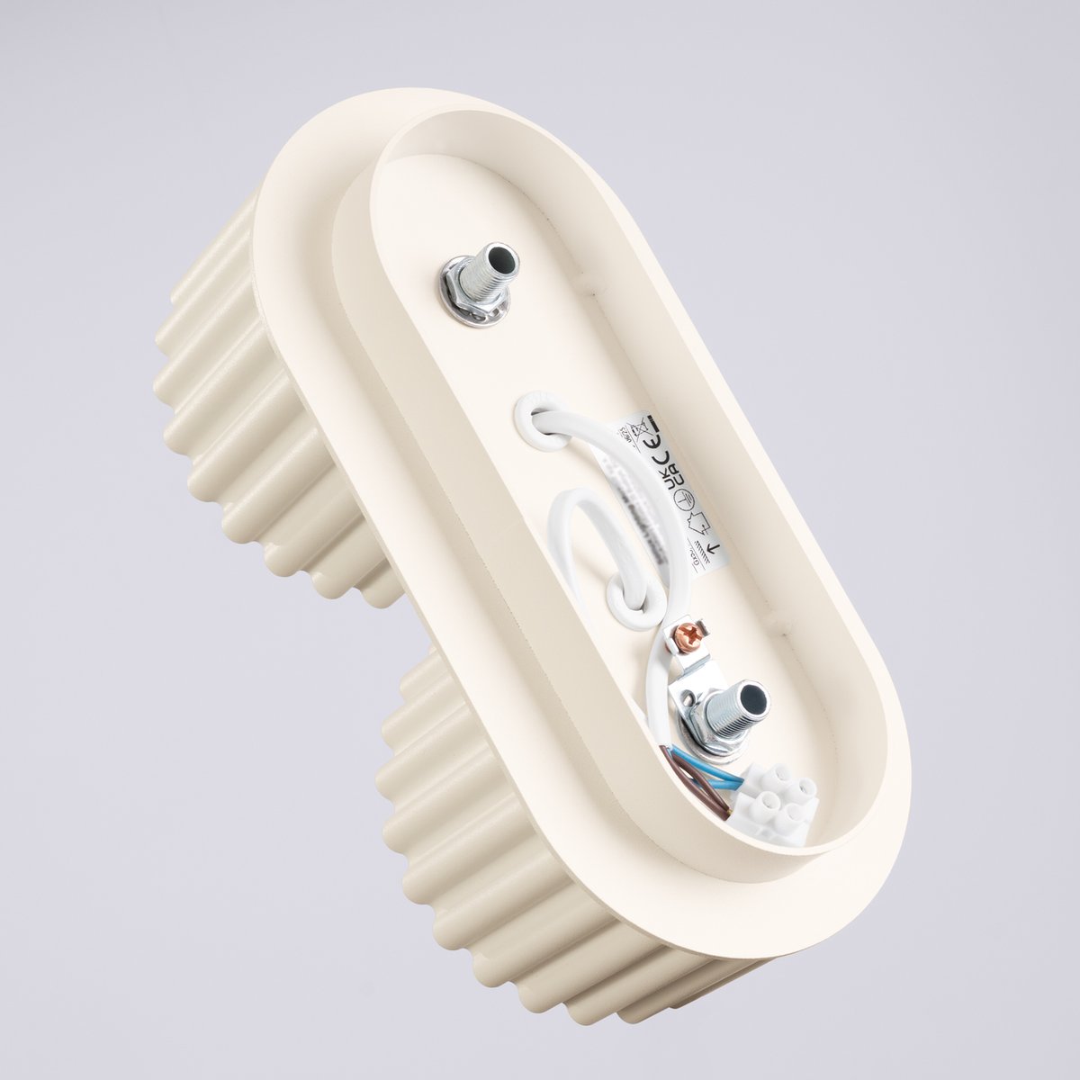 Plafonnier Aluminium Beige Gx53 2 Aura beige, EDEN