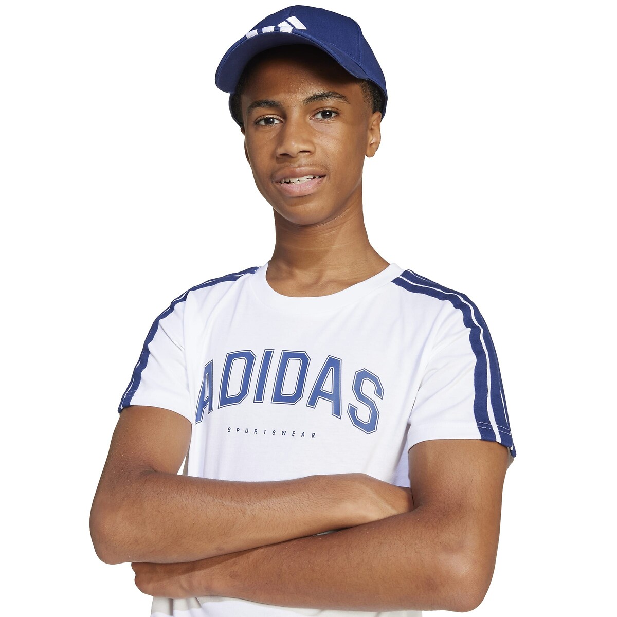 T-shirt a maniche corte bianco, ADIDAS SPORTSWEAR