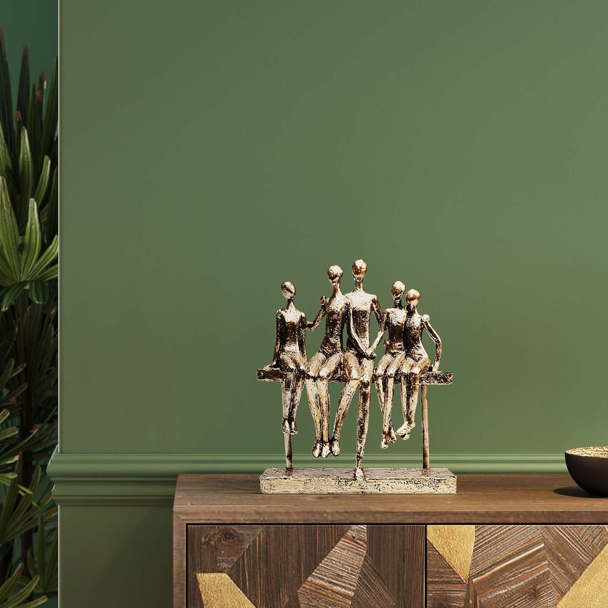 Déco famille banc bronze, KARE DESIGN