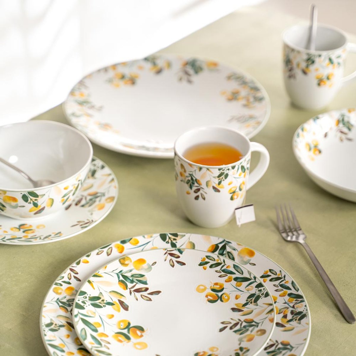 Mug Summer 35 cl (lot de 6) - SUMMER blanc, TABLE PASSION