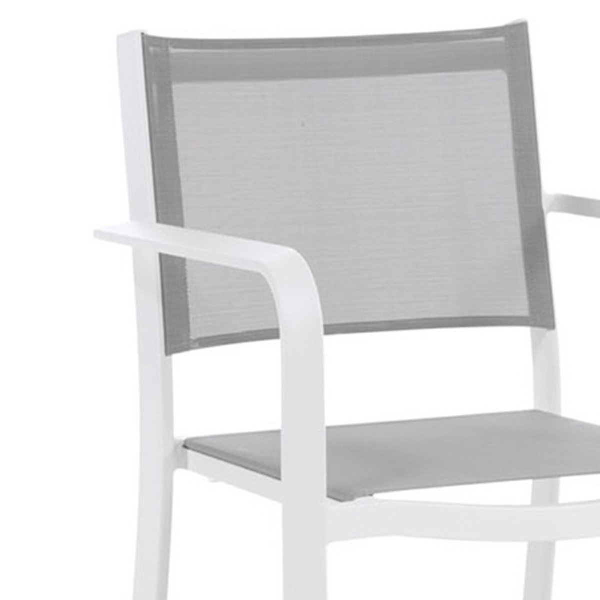 Chaise de bar en aluminium, PONIENTE blanc, GESCOVA