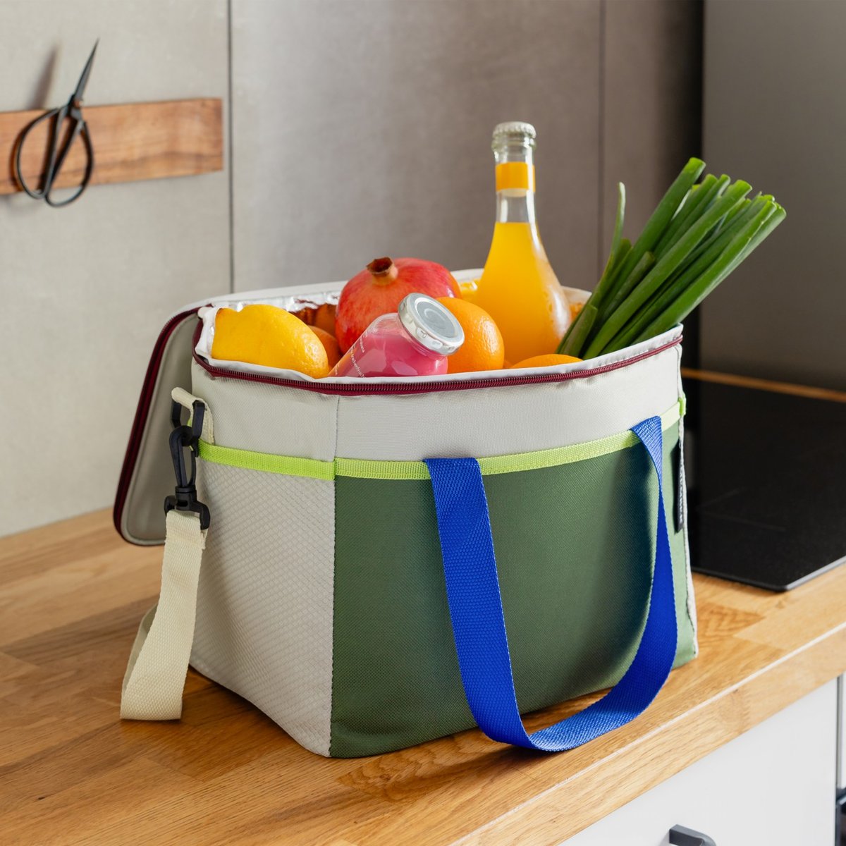 Sac isotherme Bruno blanc, vert, bleu, REMEMBER