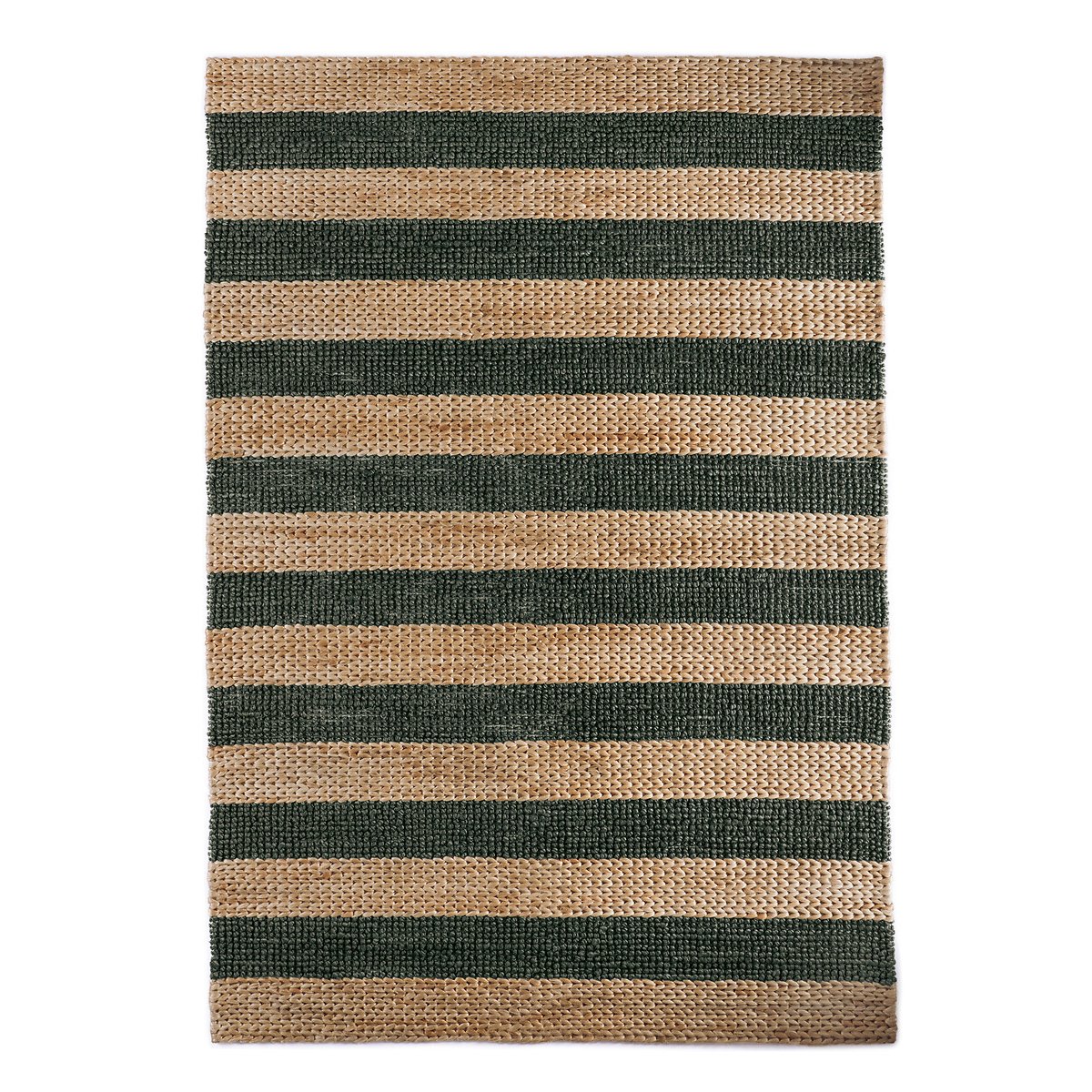 Bondi Stripe Jute Rug green/natural, ORIGIN