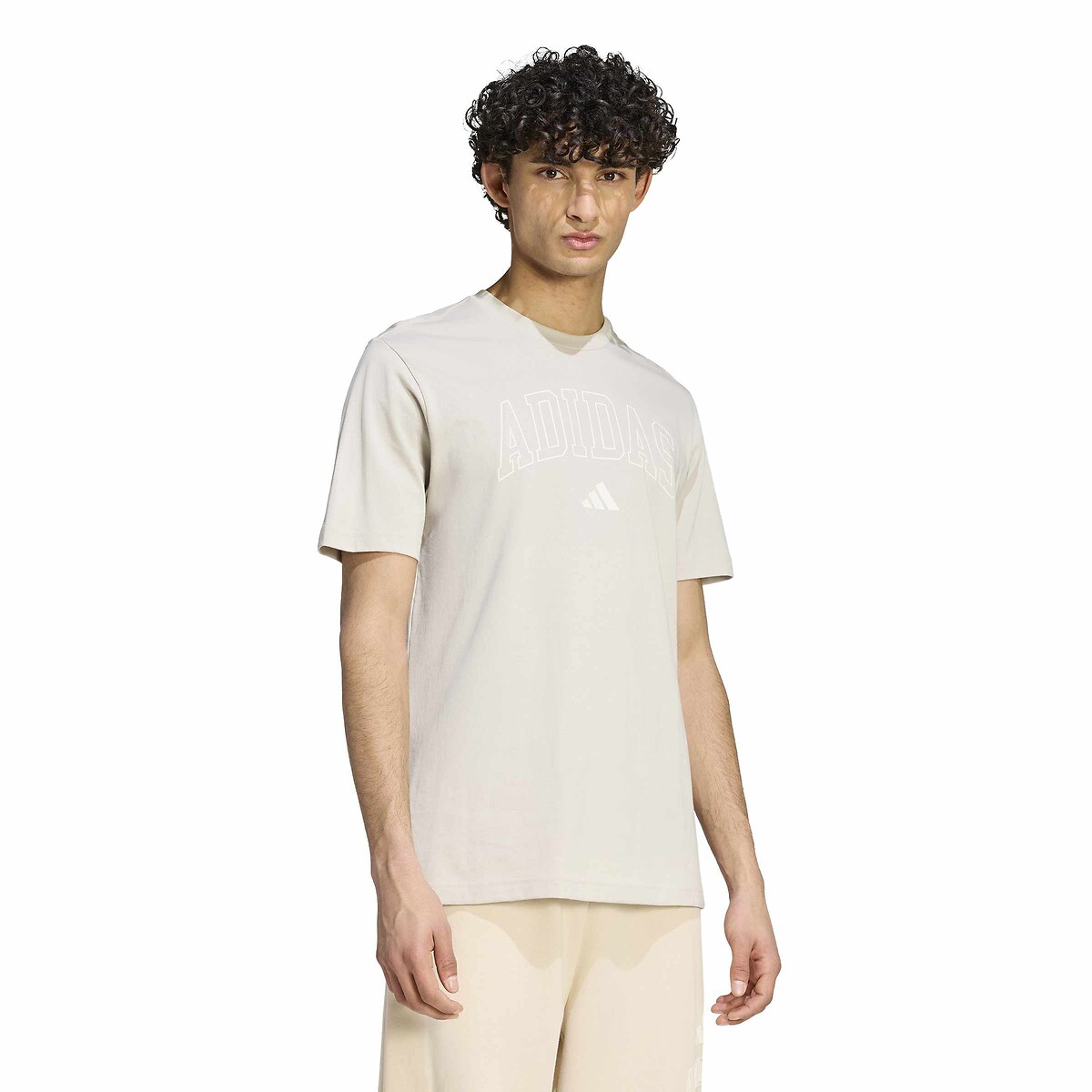 T-shirt, manches courtes, TABLE TEE beige, ADIDAS SPORTSWEAR
