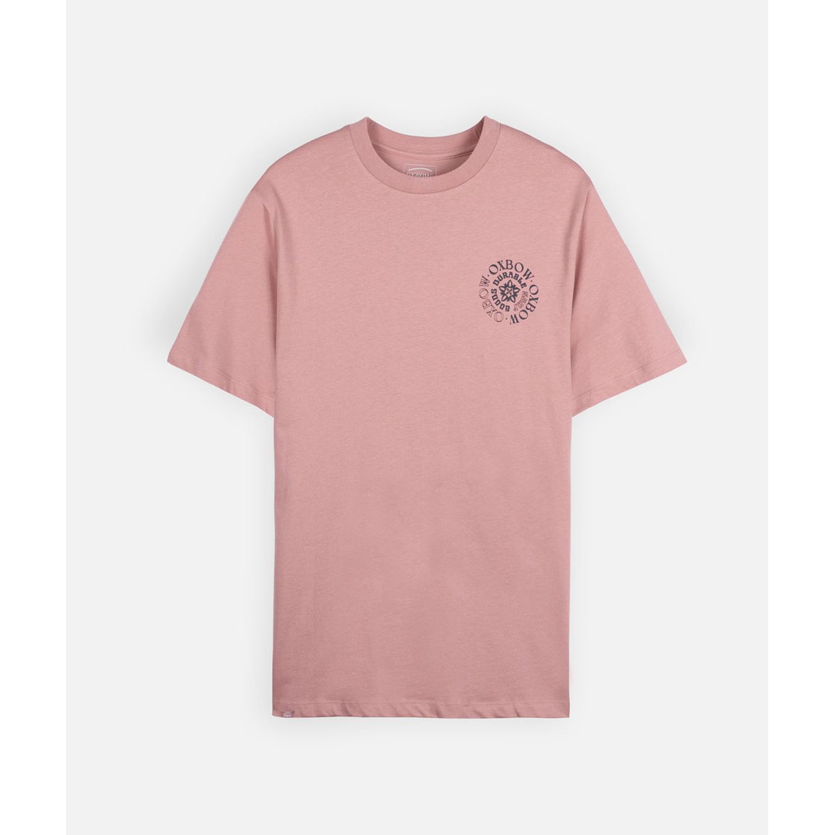 Tee-shirt manches courtes SPIRAL dusty rose, OXBOW