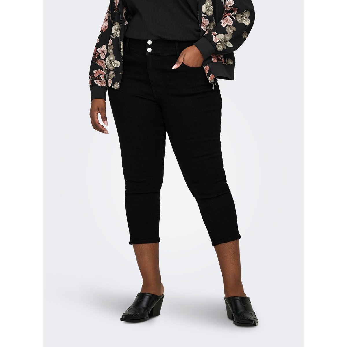 Jean Skinny black denim, ONLY CARMAKOMA