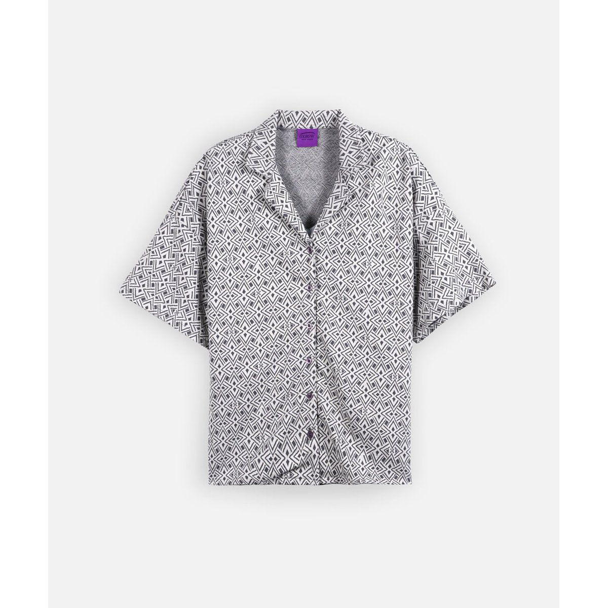 Chemise manches courtes CHARLIE dark grey, OXBOW