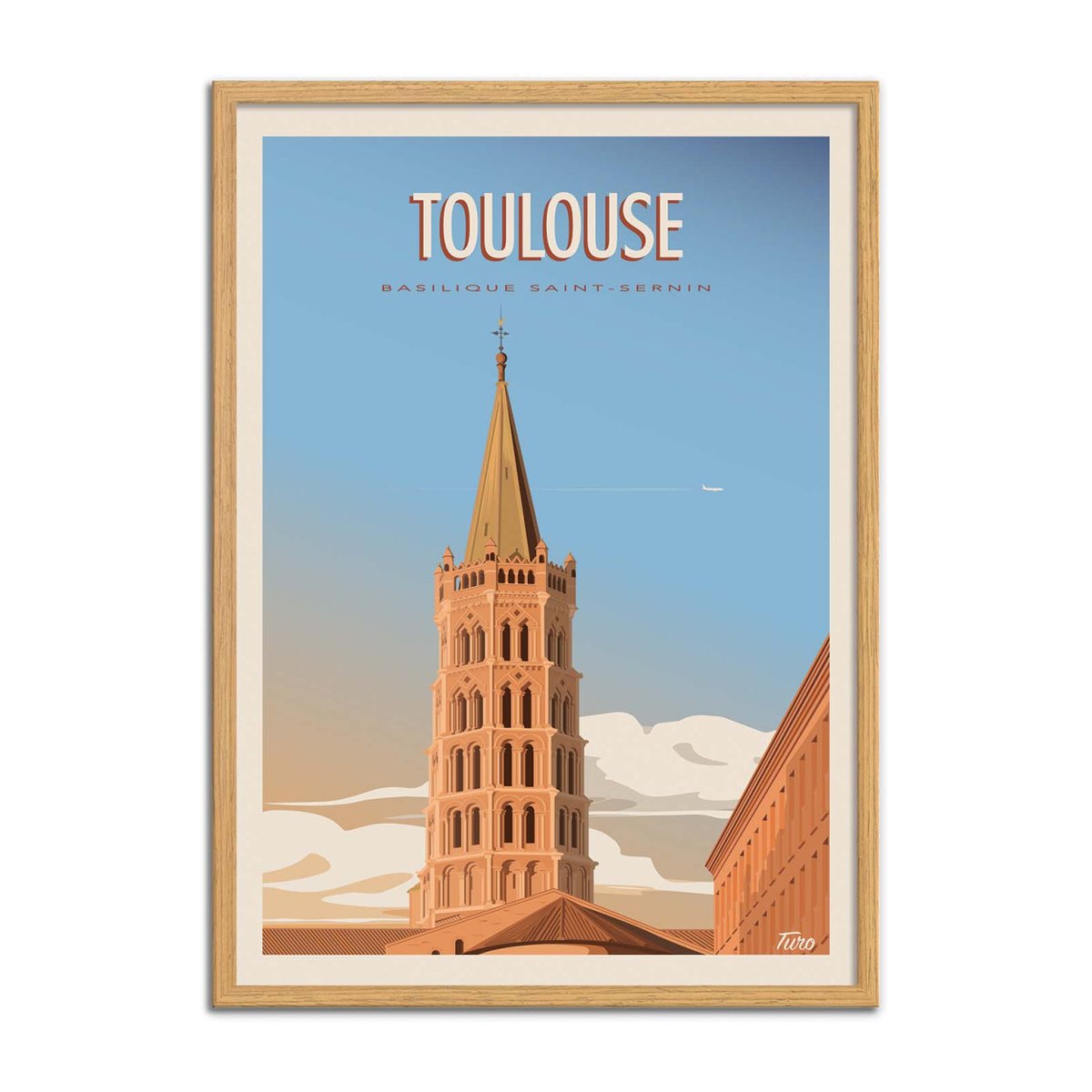 Affiche d'art - Toulouse - TuroMemoriesStudio affiche d'art, WALL EDITIONS