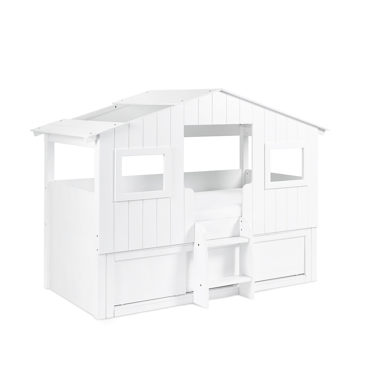 Asha Treehouse Midsleeper Storage Bed white, SO'HOME