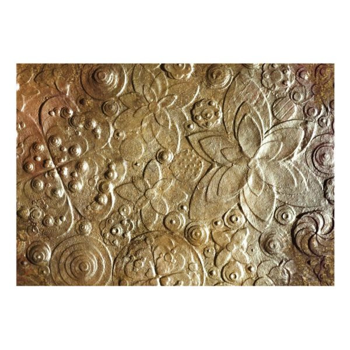 Papier peint intissé panoramique Virtuosity of Gold jaune / doré, EDEN
