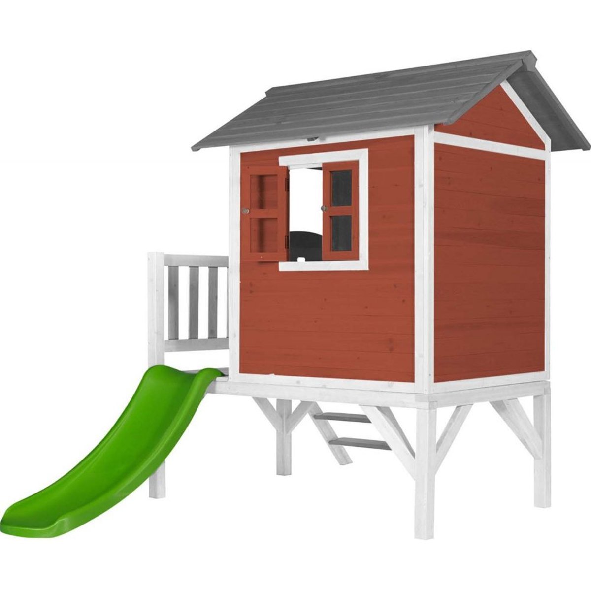 Maisonnette enfant Sunny Lodge XL en Hemlock rouge, AXI