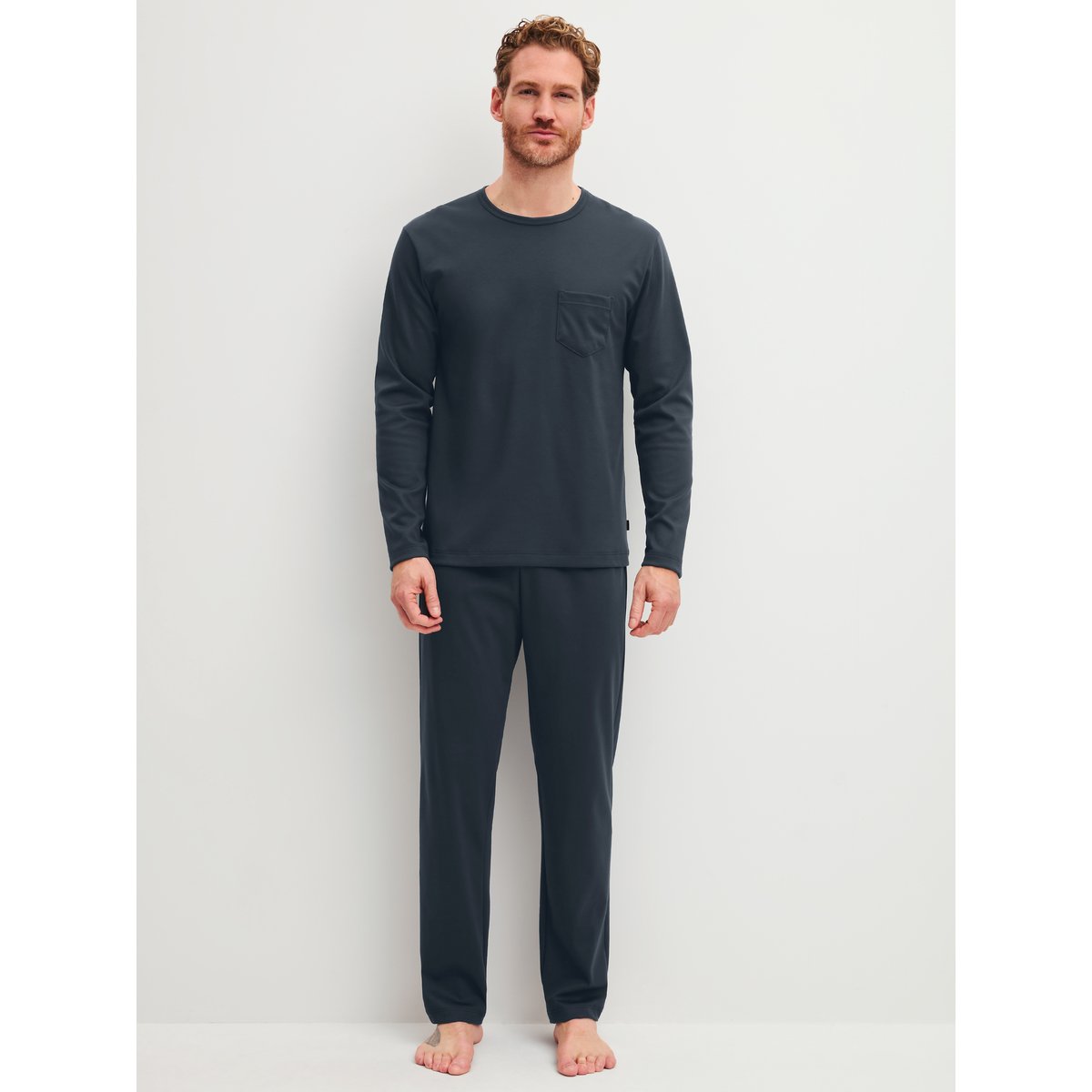 manches longues Coton RELAX COSY VIBES 3 saphir foncé, CALIDA