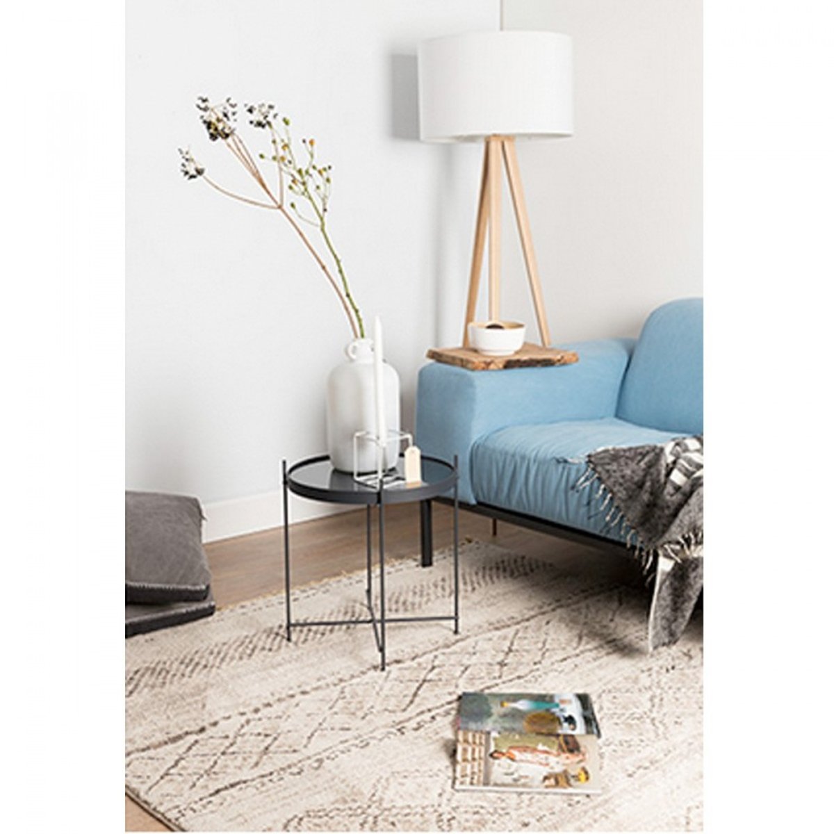 Table basse design ronde Small- CUPID noir, ZUIVER