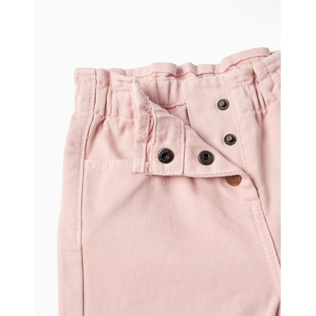 Pantalon baggy en sergé rose, ZIPPY