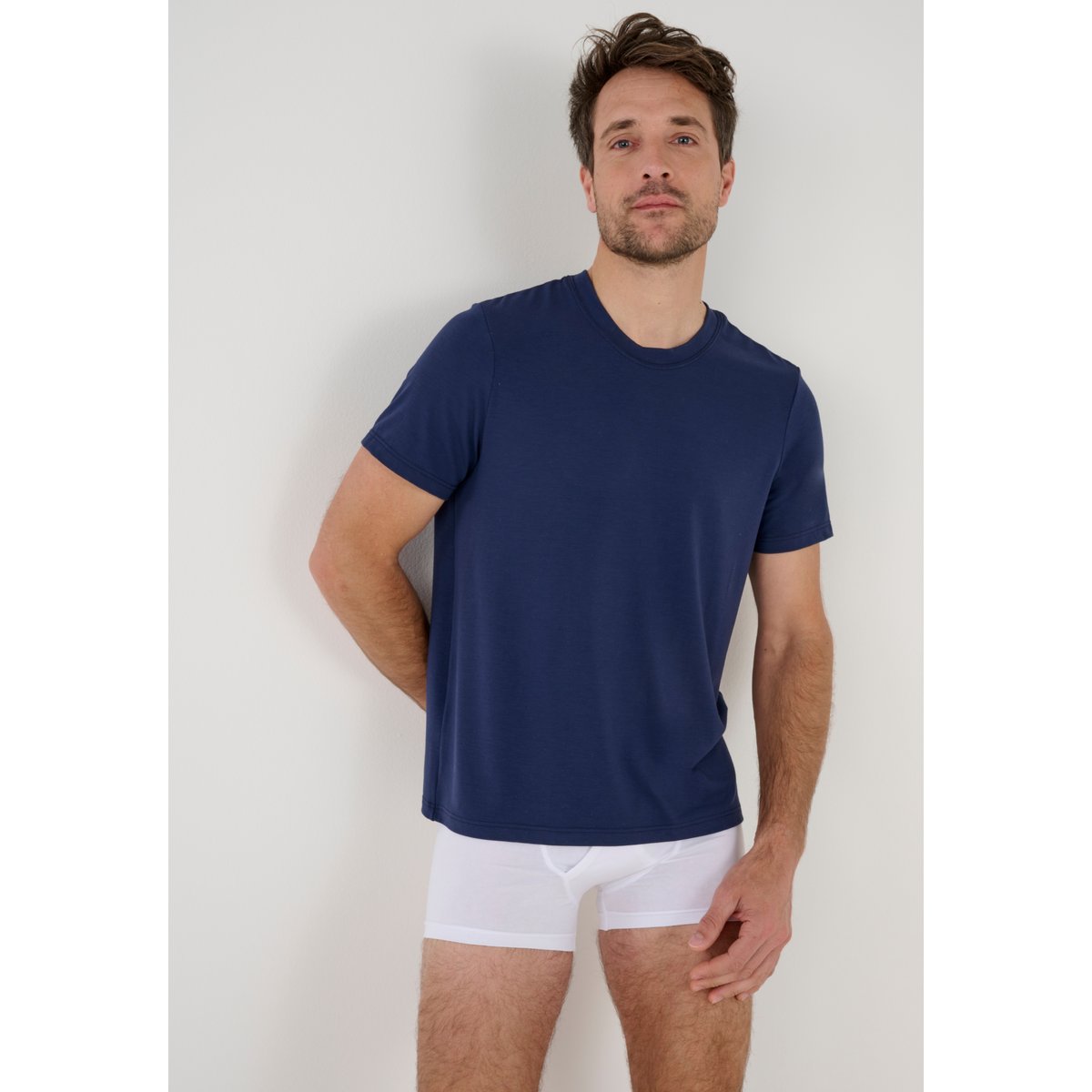 T-shirt thermorégulant Evolutyl bleu marine, DAMART