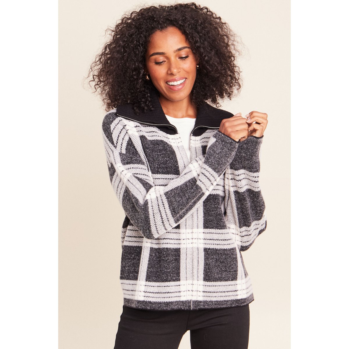 Gilet col camionneur gris anthracite, BREAL