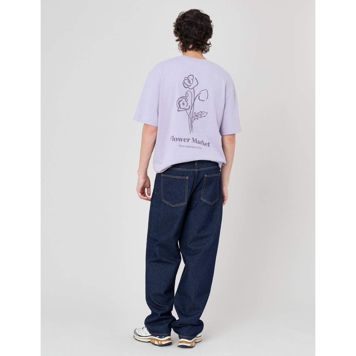 Jean loose brut bleu moyen, BZB