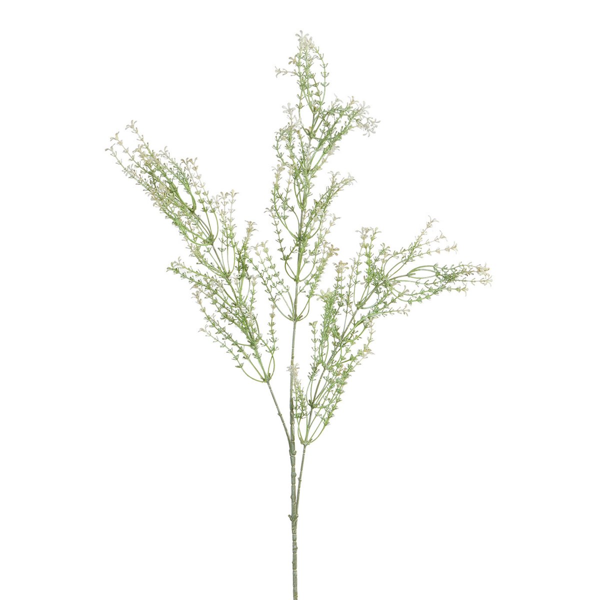 Feuillage avec petites fleurs artificielles H92 LES ESSENTIELS blanc, SIA