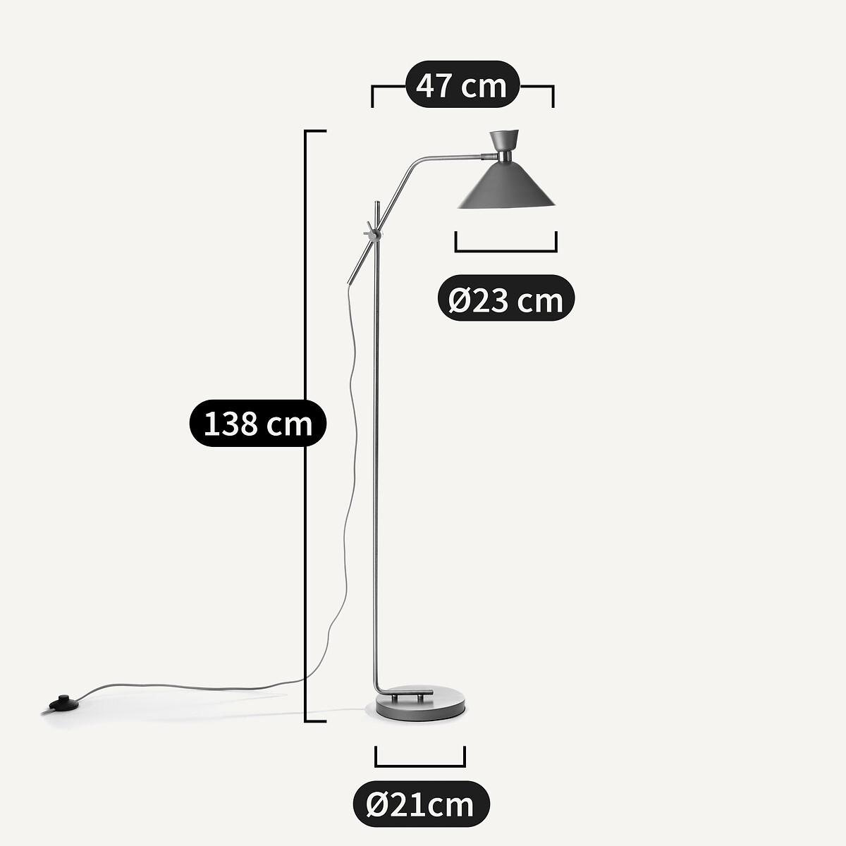 Lampada ottone invecchiato Zoticus ottone invecchiato, AM.PM