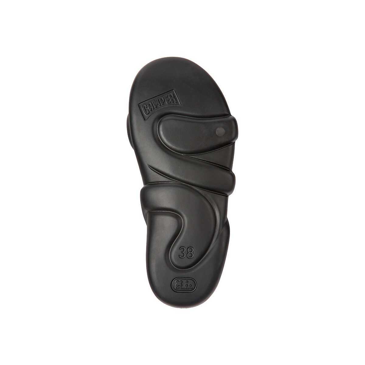 Sandales plates Kobarah noir, CAMPER