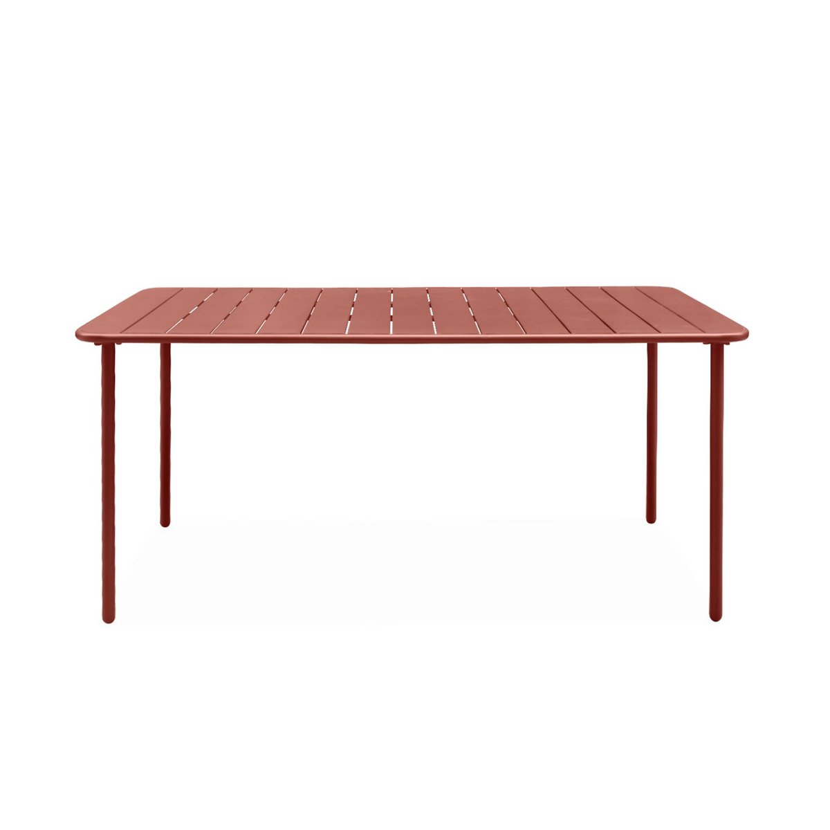 Table de jardin métal 6-8 places AMÉLIA terracotta, SWEEEK