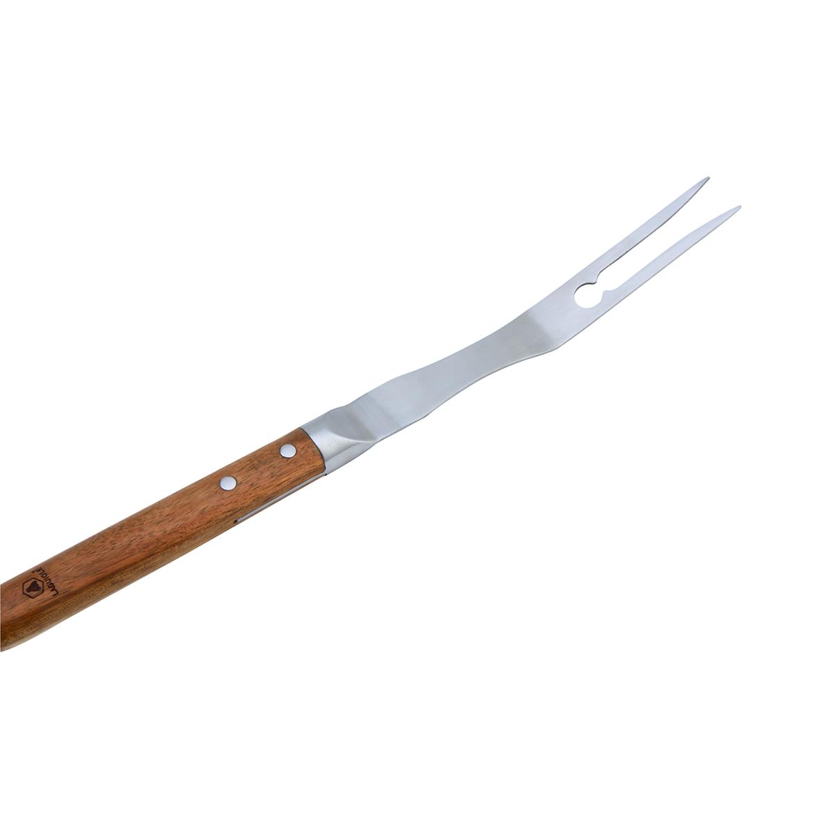 Set de couteau et fourchette de barbecue - "Sève" couleur unique, LAGUIOLE CUISSON