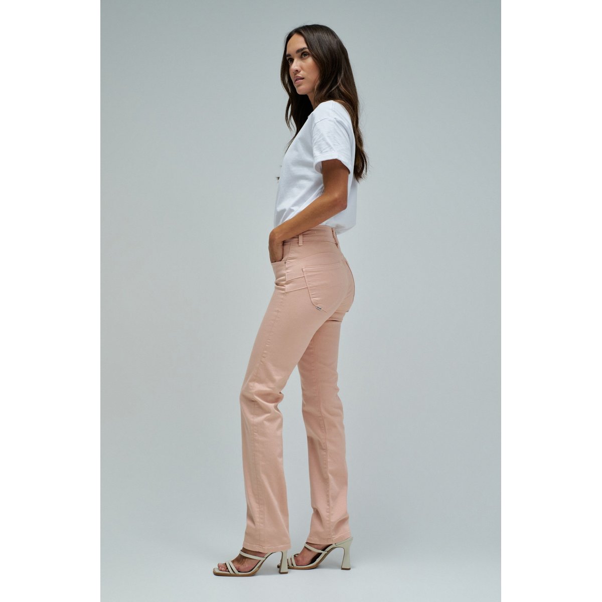 JEAN SECRET PUSH IN SLIM rose, SALSA JEANS