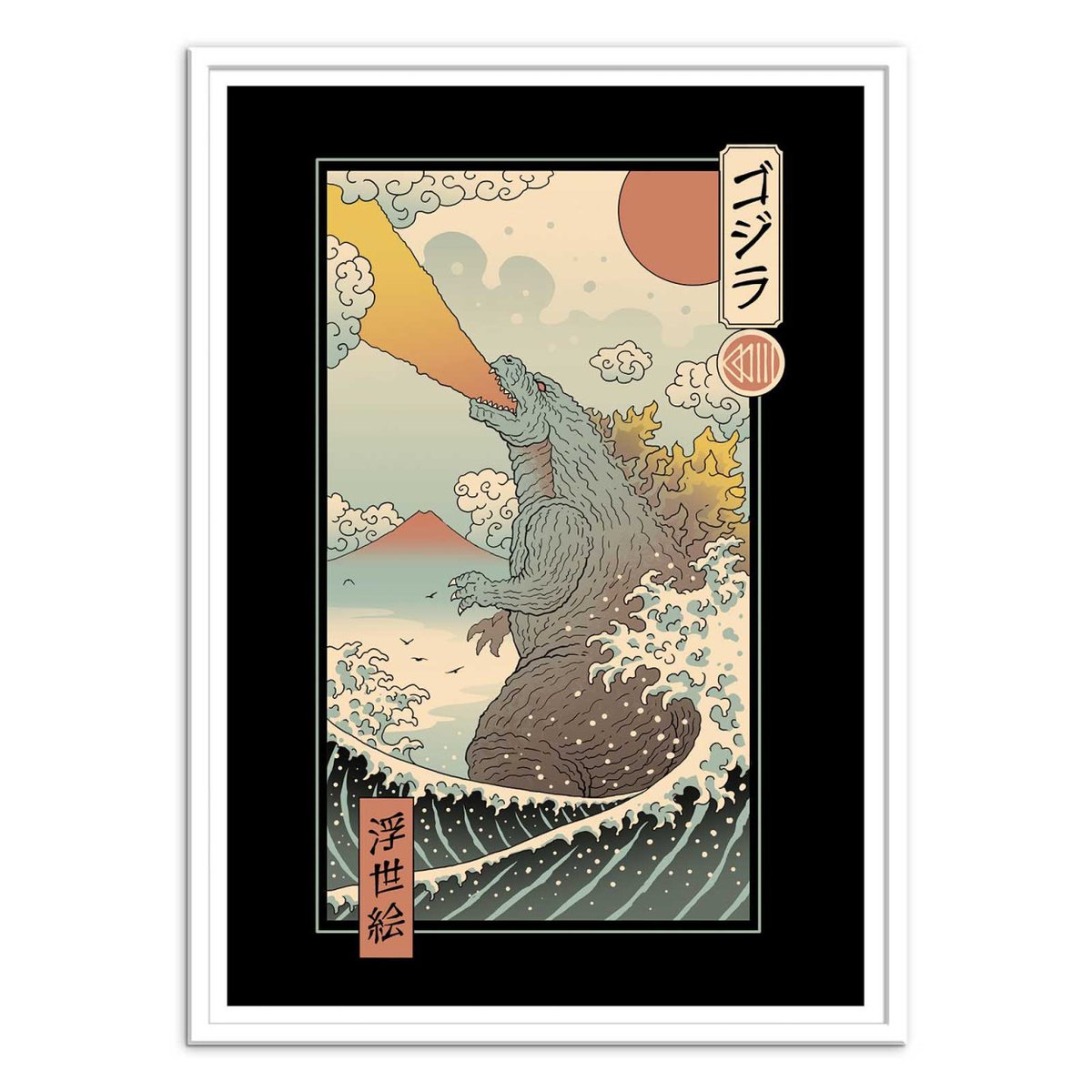 Affiche d'art - King Kaiju - Vincent Trinidad affiche d'art, WALL EDITIONS
