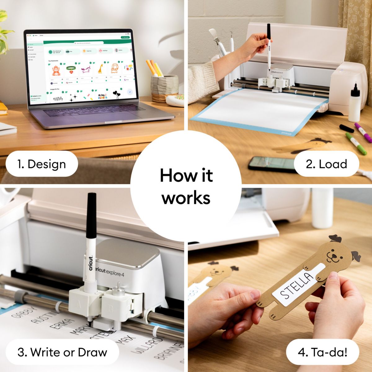 Accessoire Kit de stylos métallisés (5 unités) couleur unique, CRICUT