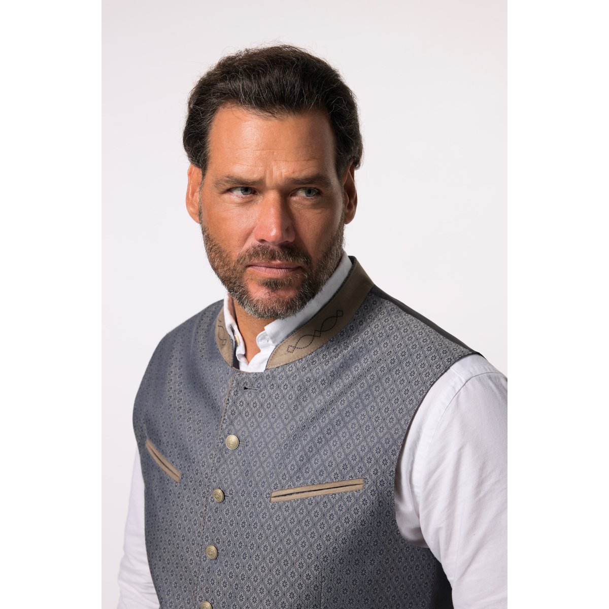 Gilet traditionnel bleu marine, JP1880
