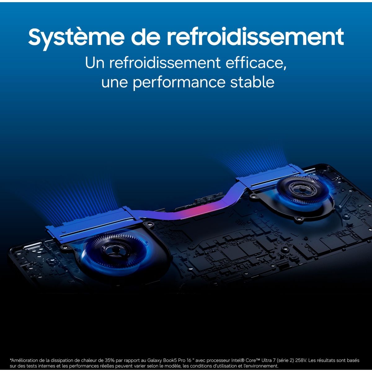 Ordinateur portable GB6 Pro 14" Tactile AMOLED Intel Core Ultra 5 325 16 Go RAM LPDDR5x SSD 512 Go Copilot+PC couleur unique, SAMSUNG