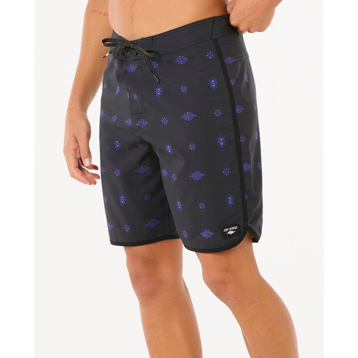 Boardshort MIRAGE Micro DIAMOND noir, RIP CURL