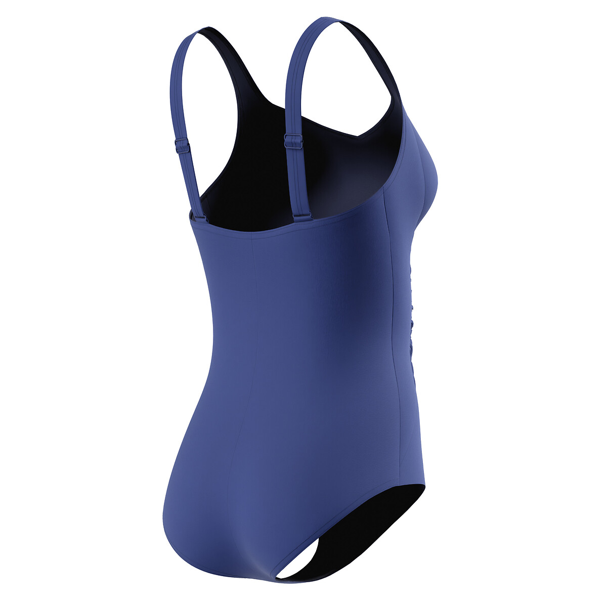 Shirred swimsuit blue, SPEEDO