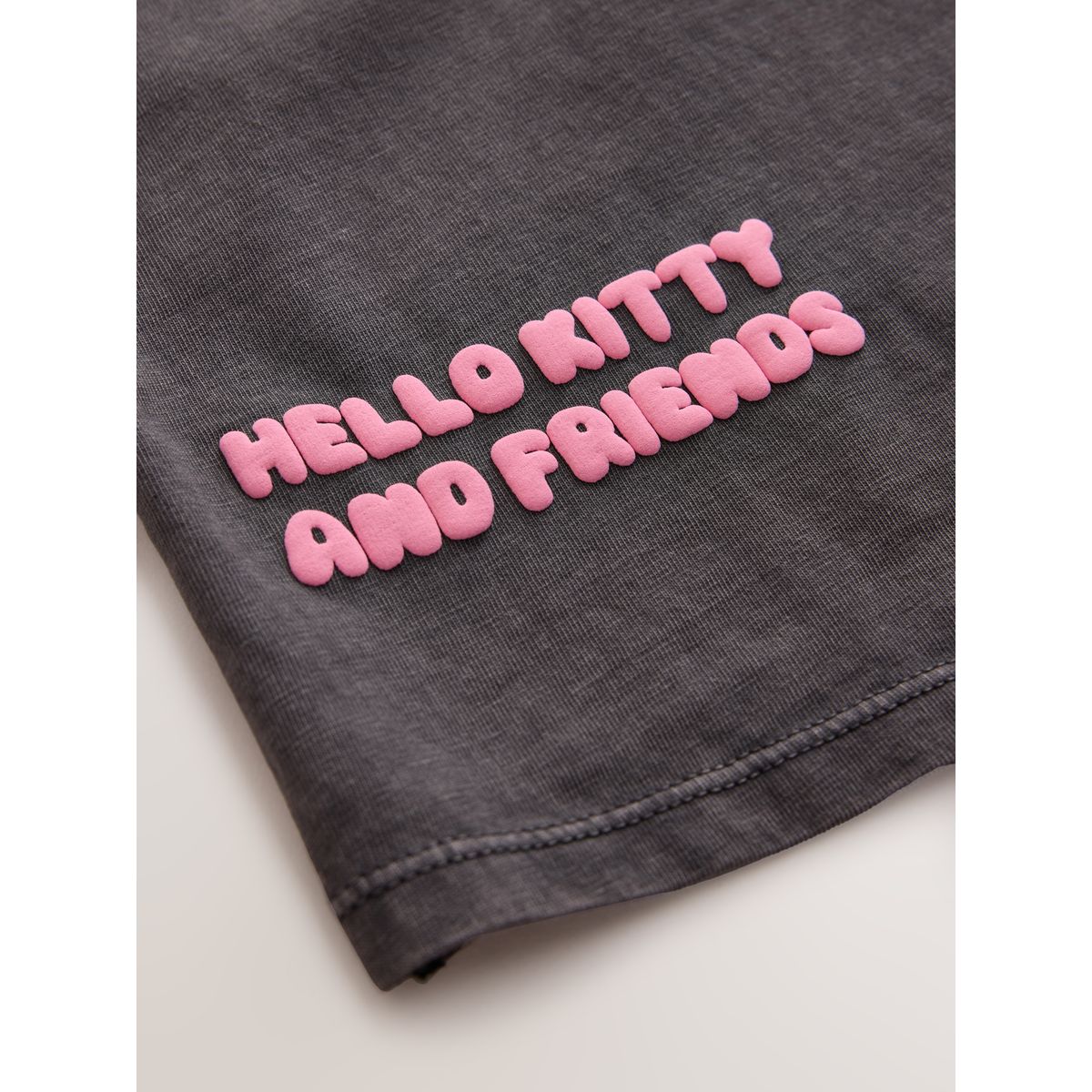 T-shirt oversize à motif hello kitty gris anthracite, NEXT