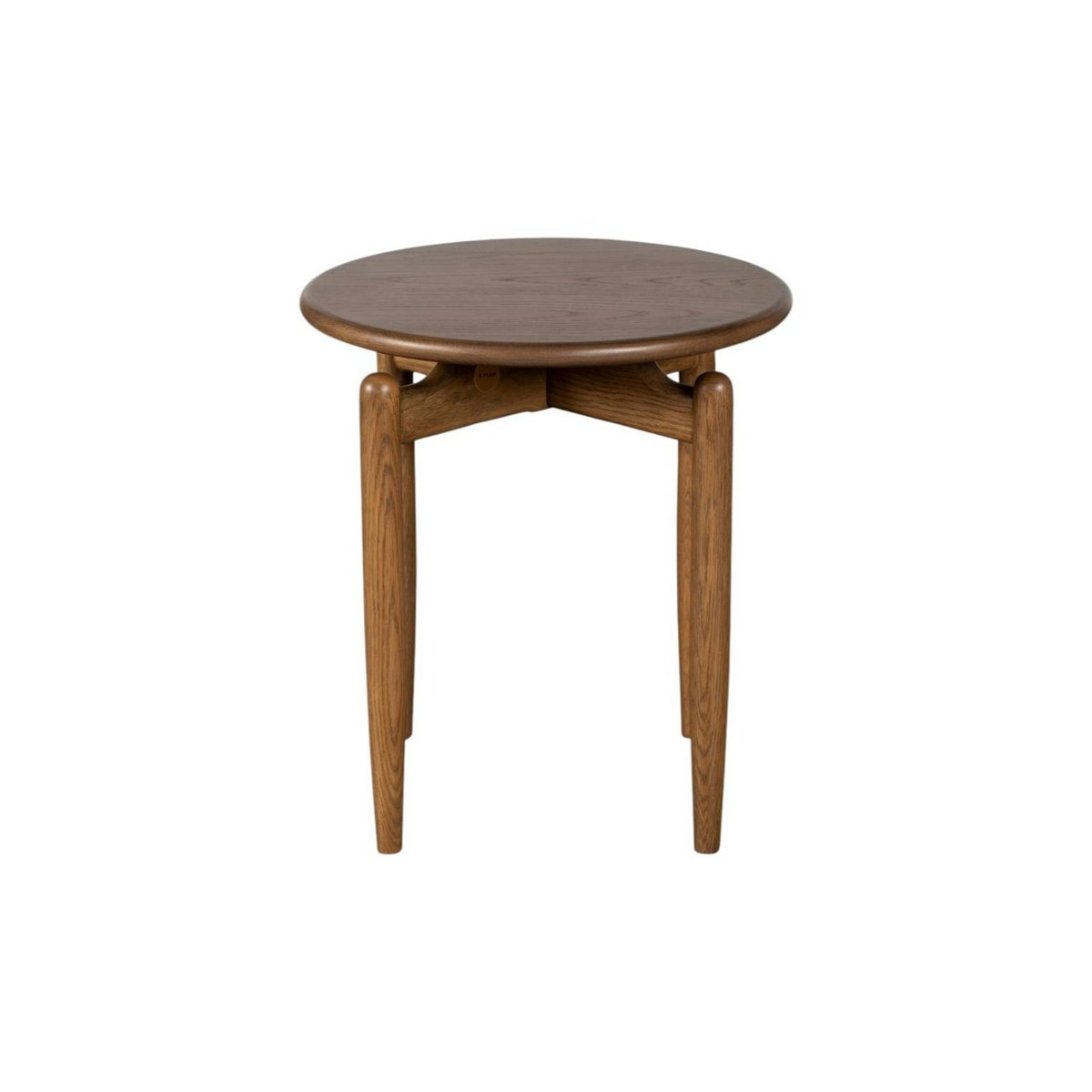 Bout de canapé vintage en bois de chêne BRADFORD bois naturel, PIER IMPORT