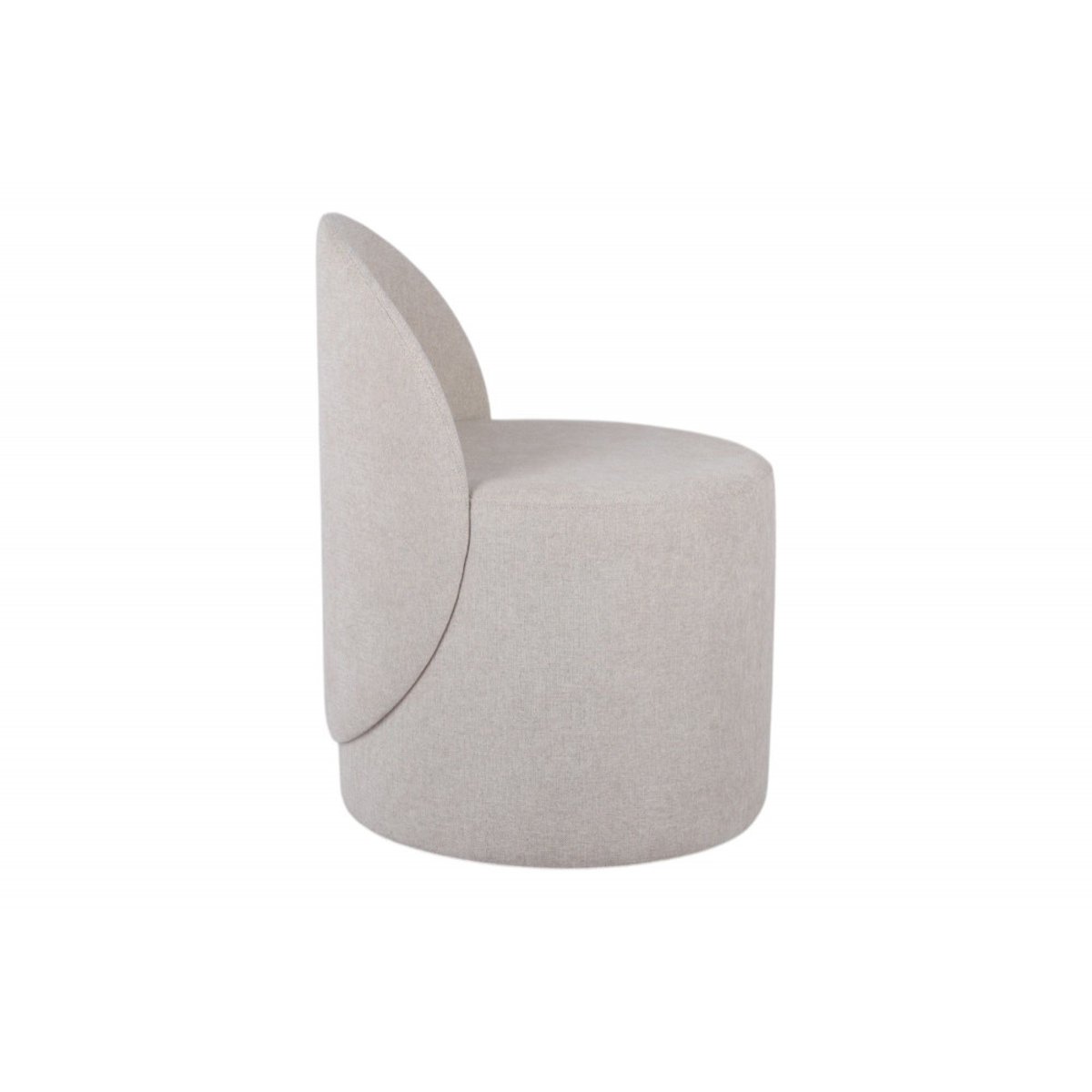 Fauteuil en tissu   Bégonia crème / ivoire, AMADEUS