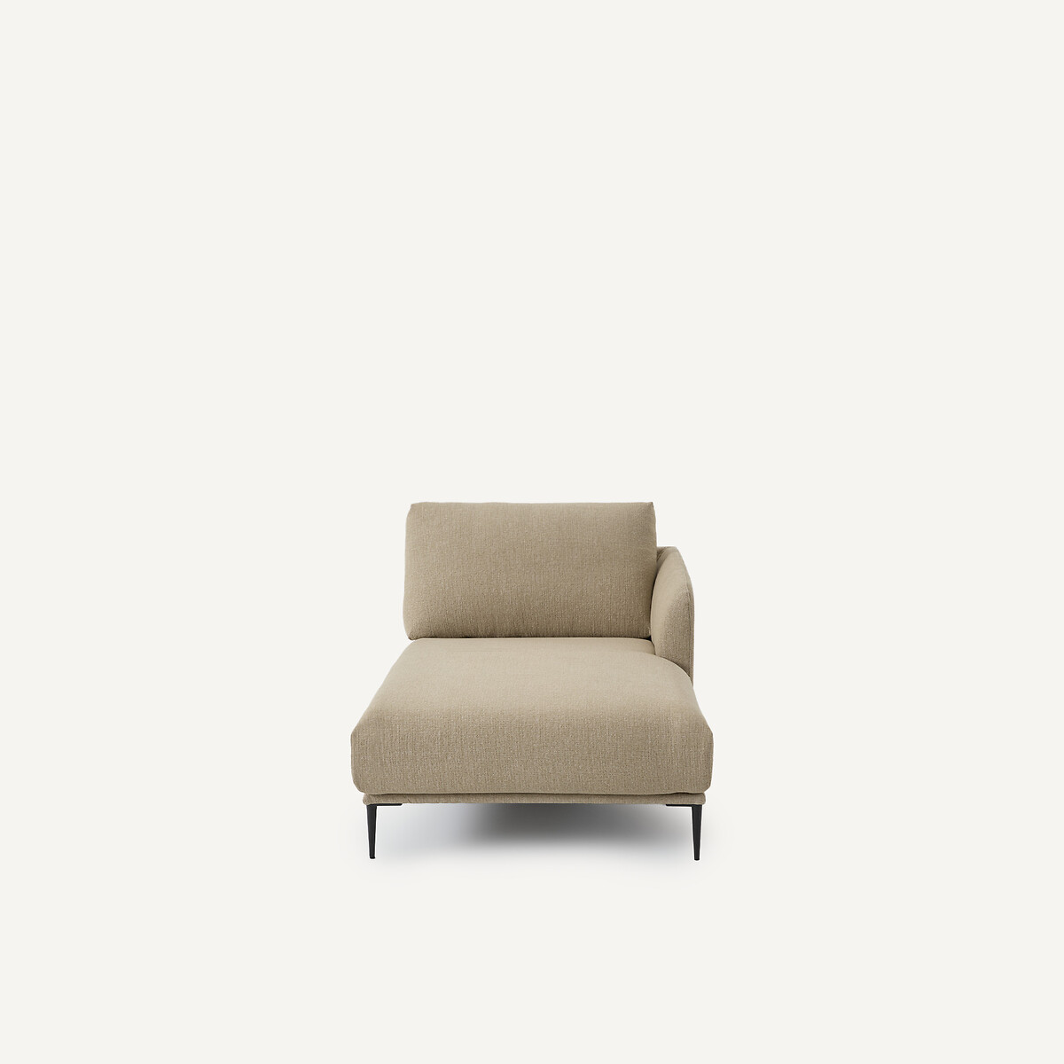 Diván tipo chaise longue de chenilla reciclada, OSCAR, diseño de Emmanuel Gallina corteza, EMMANUEL GALLINA X AM.PM