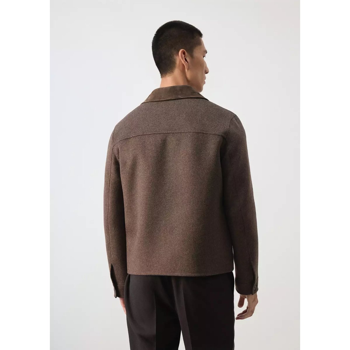 JACKET MART chocolat, MANGO MAN